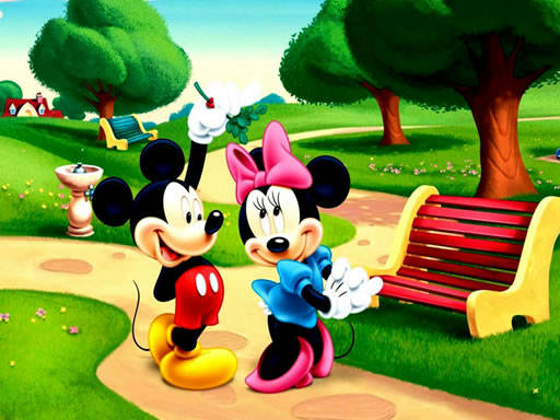 Play Mickeys Club House Jigsaw