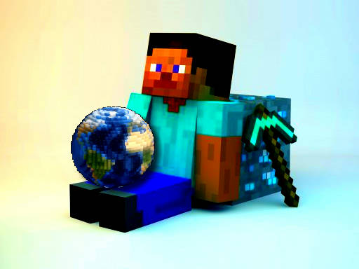 Play MineBlock Earth Survival