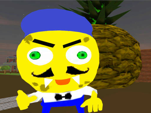 Play Neighbor Sponge. Scary Secret 3D