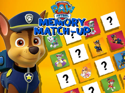 Play Paw Patrol Memory Match Up