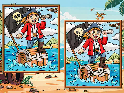 Play Pirates Find The Diffs