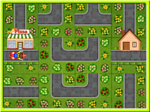 Play Pizza Delivery Puzzles