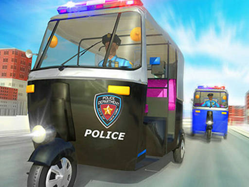 Play Police Auto Rickshaw Game 2020