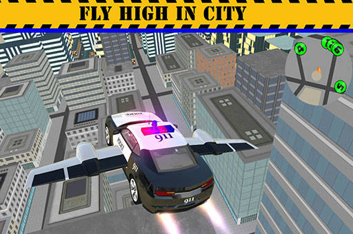 Play Police Flying Car Simulator