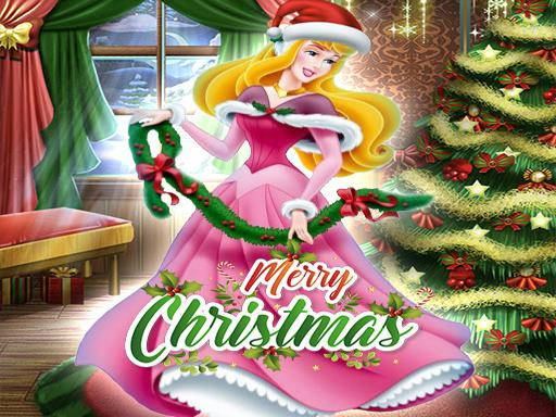 Play Princess Aurora Christmas Sweater Dress Up