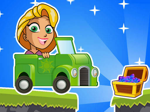 Play Princess Rapunzel Car Racing Adventure