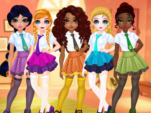 Play Princesses BFF Rush to School