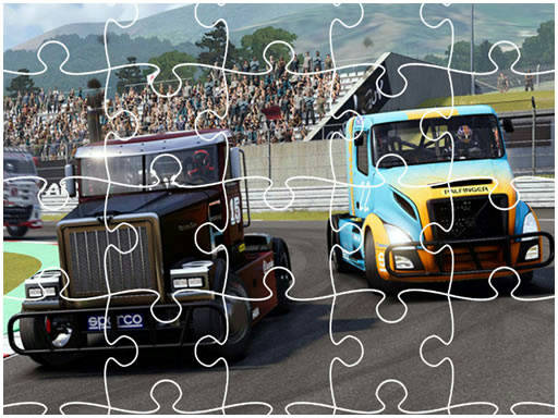 Play Racing Trucks Jigsaw