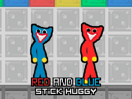 Play Red and Blue Stick Huggy