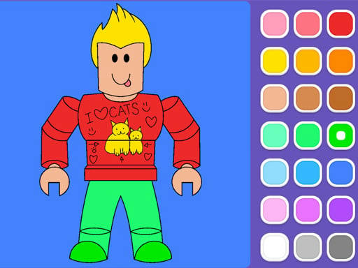 Play Roblox Coloring Game