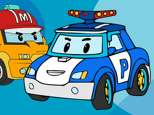 Play Robocar Coloring Book