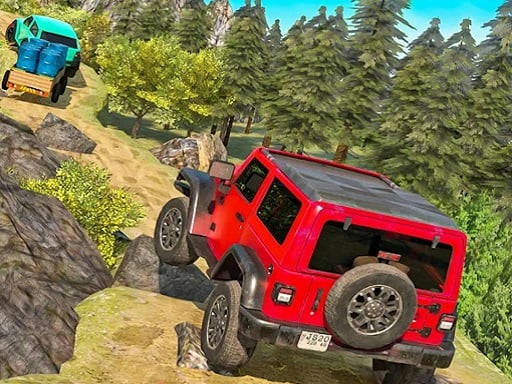 Play Safari Jeep Car Parking Sim : Jungle Adventure 3D