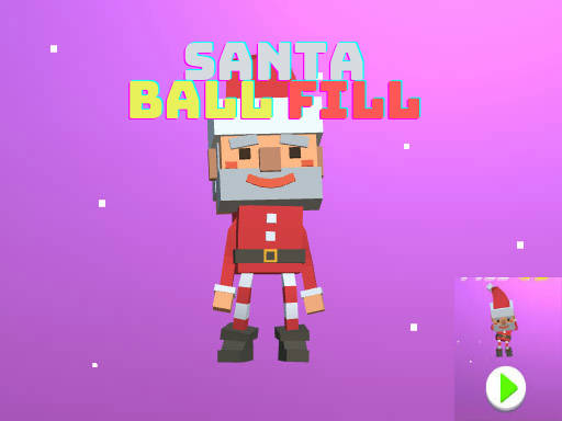 Play Santa Ball Fill 3D