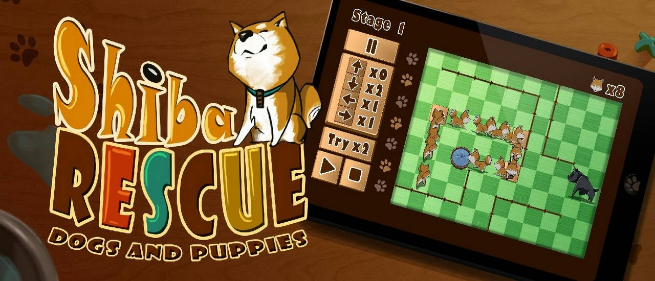 Play Shiba Rescue Dogs and Puppies