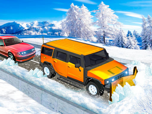 Play Snow Plow Jeep Simulator