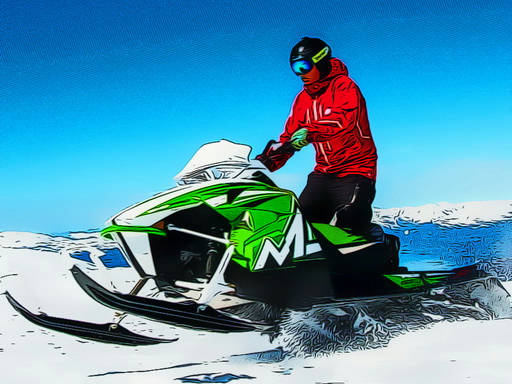 Play Snowmobile Jigsaw