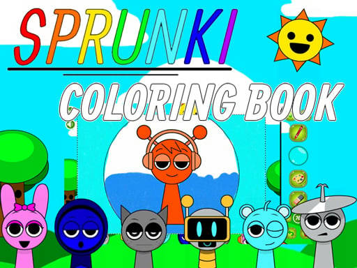 Play Sprunki Coloring Books