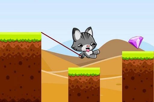 Play Swing Cat Endless Jump