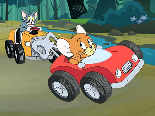 Play Tom and Jerry Car Jigsaw