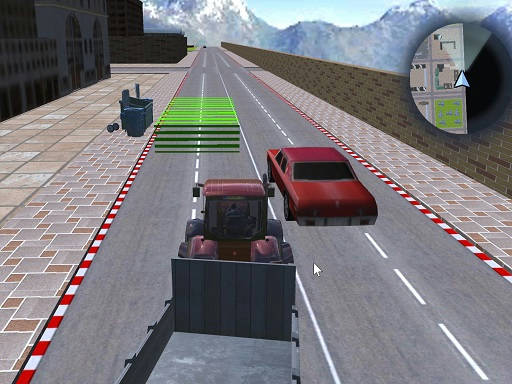 Play Tractor Driving Garbage collect