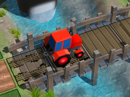 Play Tractor Puzzle Farming