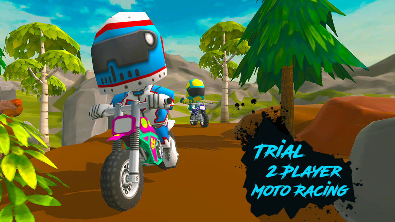 Play Trial 2 Player Moto Racing