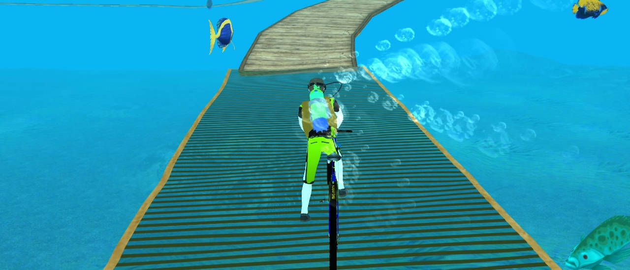 Play Underwater Cycling