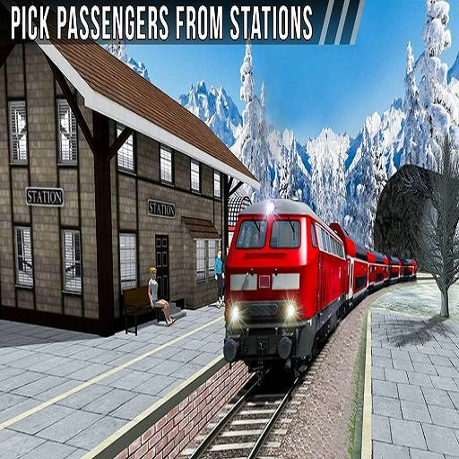 Play Uphill Station Bullet Passenger Train Drive Game