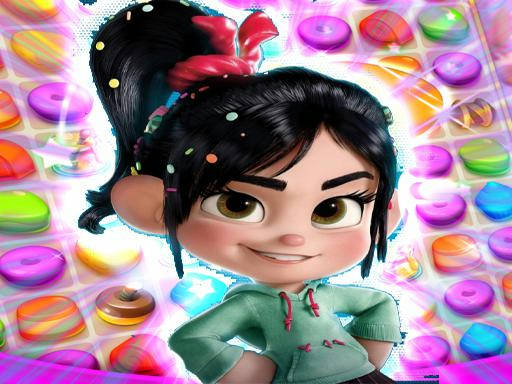 Play Vanellope Von Schweetz Match 3 Puzzle