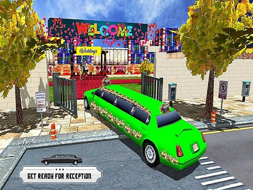 Play Wedding City Limo Car Driving Simulator Game