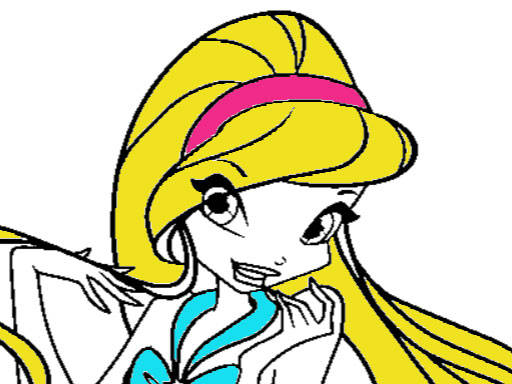 Play Winx Coloring Page Game