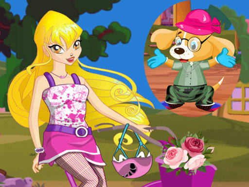 Play Winx Stella and Puppy