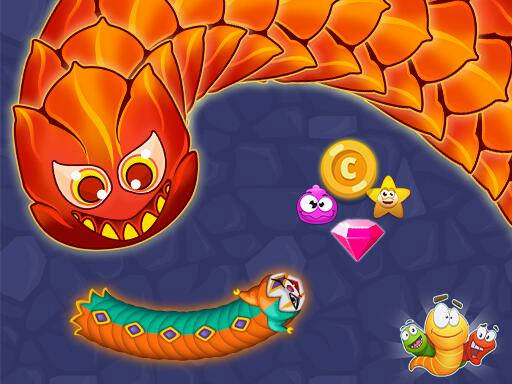 Play Worm Hunt - Snake game iO zone