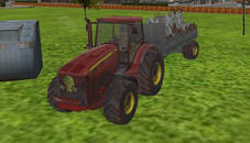 3D city tractor garbage sim