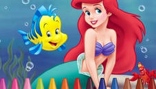 4GameGround - Little Mermaid Coloring