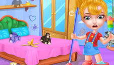 Baby Doll House Cleaning Game