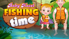 Baby Hazel Fishing Time