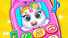 Baby Princess Unicorn Mobile Phone