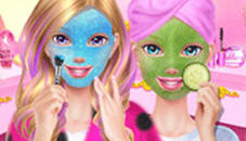 Best Friends Sleepover Party - Makeover Game