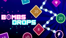 Bombs Drops - Physics balls