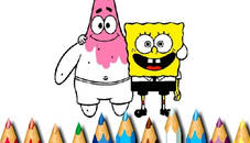 BTS Sponge Bob Coloring