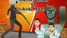 Cameraman vs Skibidi Monster : Fun Battle