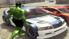 Chained Car vs Hulk Game