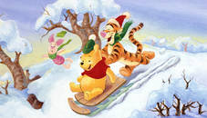 Christmas Winnie Pooh Jigsaw