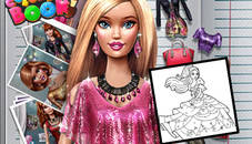 Coloring Book for Barbie