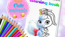 Cute Animals Coloring Book