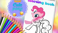 Cute Pony Coloring Book