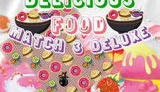 Delicious Food Match 3 Deluxes