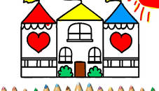 Doll House Coloring Book