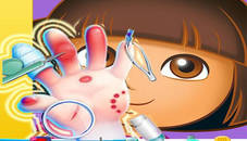 Dora Hand Doctor Fun Games for Girls Online